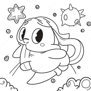 Colorful Starbeam Adventure Coloring Page 73433-58831