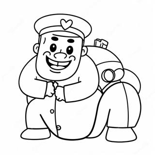 Funny Cpr Cartoon Characters Coloring Page 73493-58885