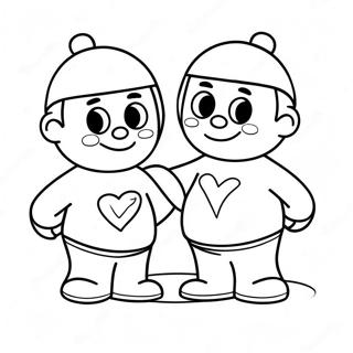 Funny Cpr Cartoon Characters Coloring Page 73493-58888