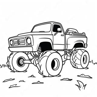 Epic Bigfoot Monster Truck Adventure Coloring Page 73533-58914