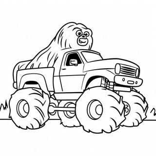 Coloring Pages Monster Trucks