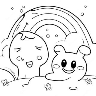 Orange Rainbow Friends Coloring Page 73562-58938