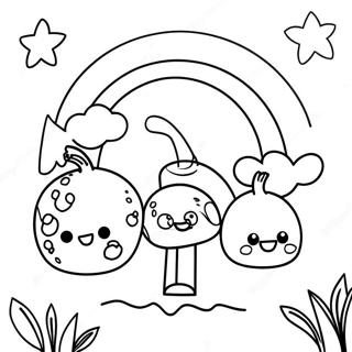 Orange Rainbow Friends Coloring Page 73562-58939