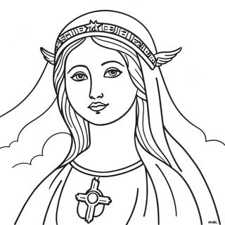 Faith Coloring Page 7356-6076