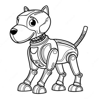 Robot Dog Coloring Pages