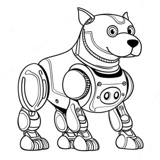 Robot Dog Coloring Page 73572-58942