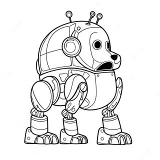 Robot Dog Coloring Page 73572-58943