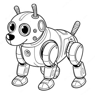 Robot Dog Coloring Page 73572-58944