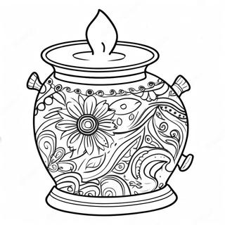 Colorful Scentsy Warmers Coloring Page 73583-58953