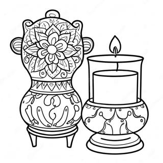 Colorful Scentsy Warmers Coloring Page 73583-58954