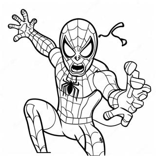 Zombie Spiderman Coloring Pages