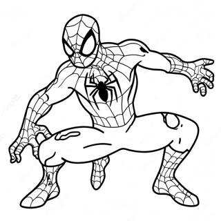 Zombie Spiderman Coloring Page 73592-58958