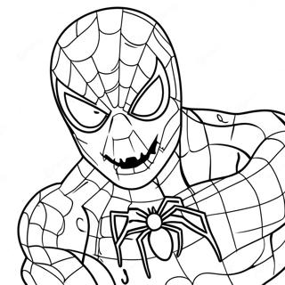 Zombie Spiderman Coloring Page 73592-58959