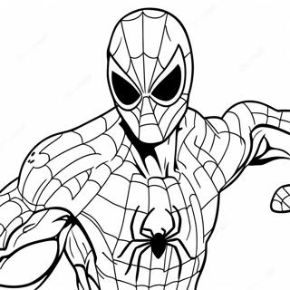 Zombie Spiderman Coloring Page 73592-58960