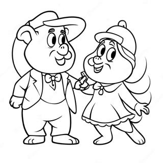 Bernard And Bianca In Action Coloring Page 73603-58965