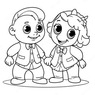 Bernard And Bianca In Action Coloring Page 73603-58967