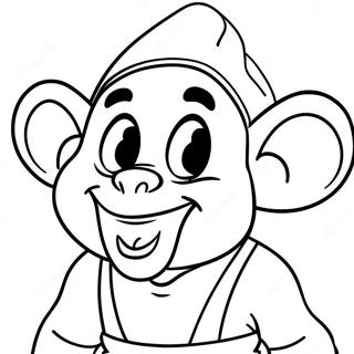 Dopey Character Coloring Page 73622-58981