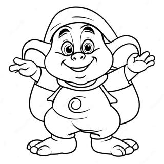 Dopey Character Coloring Page 73622-58982