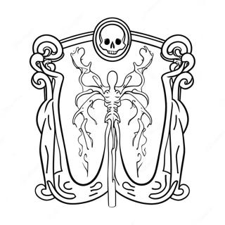 American Horror Story Logo Coloring Page 73632-58990