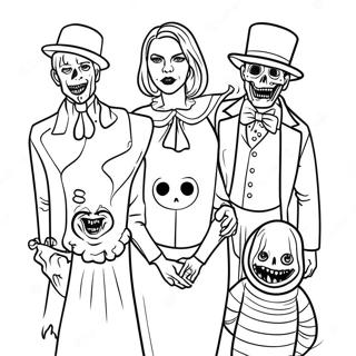 Creepy American Horror Story Characters Coloring Page 73633-58994