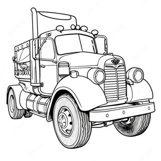 Mack Cars Coloring Page 73642-58998