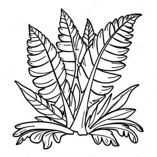 Adventurous Fern Grows Coloring Page 73653-59009