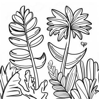 Adventurous Fern Grows Coloring Page 73653-59010