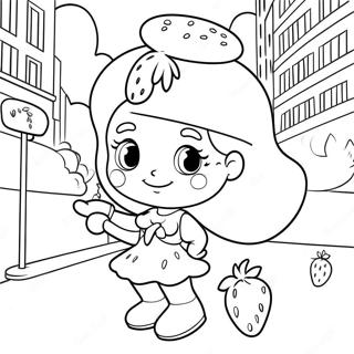 Strawberry Shortcake Berry In The Big City Coloring Page 73662-59018