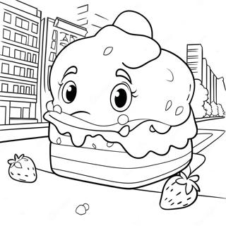 Strawberry Shortcake Berry In The Big City Coloring Page 73662-59020