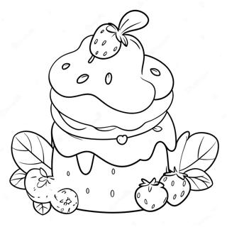 Adventurous Strawberry Shortcake Coloring Page 73663-59013