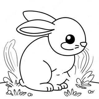 Bunny Printout Coloring Pages