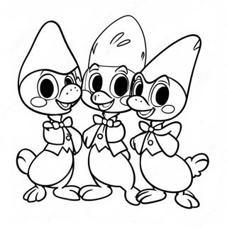 Three Caballeros Coloring Page 73692-59033