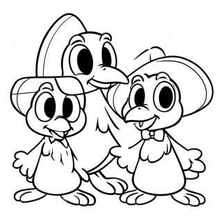 Three Caballeros Coloring Page 73692-59034