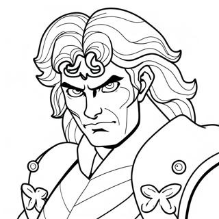 Dio In Action Coloring Page 73703-59050