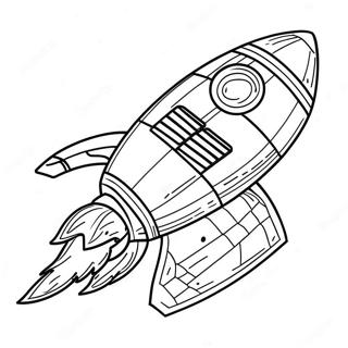 Lego Space Rocket Coloring Page 73712-59053