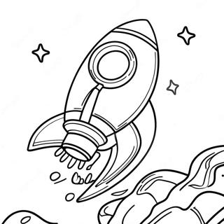 Lego Space Rocket Coloring Page 73712-59054