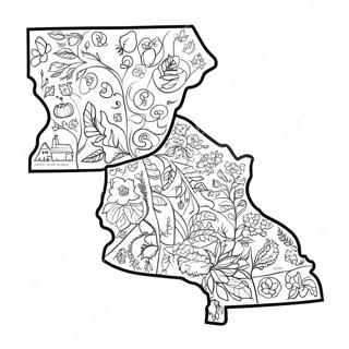 Massachusetts State Outline Coloring Page 73722-59059