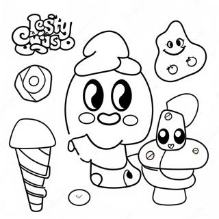 Candy Crush Coloring Pages