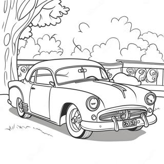 Vintage Cars Coloring Page 73743-59086