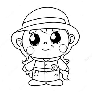 Cute Mal Character Coloring Page 73763-59099