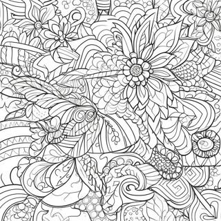 Easy Geometric Pattern Coloring Page 73772-59105