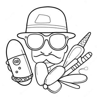 Cool Swag Accessories Coloring Page 73783-59110