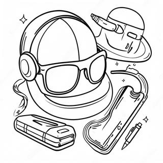 Cool Swag Accessories Coloring Page 73783-59111