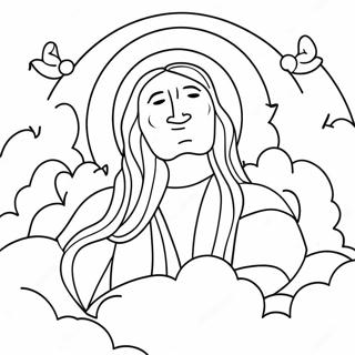 God Is Good Inspirational Coloring Page 73792-59116