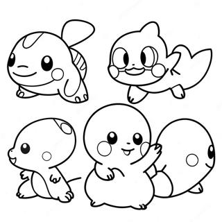 Pokemon Evolution Coloring Page 73802-59122