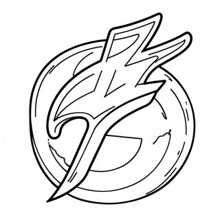 Tampa Bay Lightning Logo Coloring Page 73822-59139