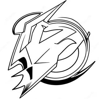 Tampa Bay Lightning Logo Coloring Page 73822-59140