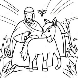 Palm Sunday Crafts Coloring Page 73832-59148