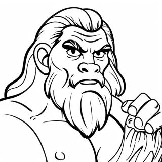 Caveman Coloring Page 73862-59176