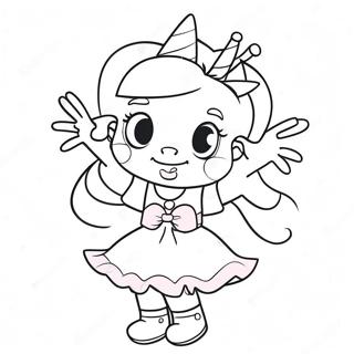 Pinkalicious Coloring Page 7386-6090